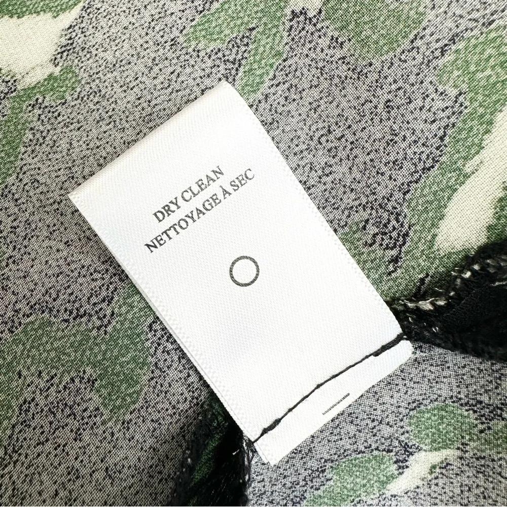 A.L.C. Elegant Black and Green Patterned Dress - Picture 12 of 13